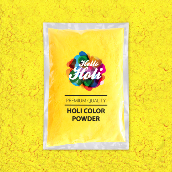 Hello Holi Yellow